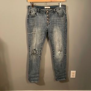 KanCan mid-rise Button-Fly Jeans 11/30